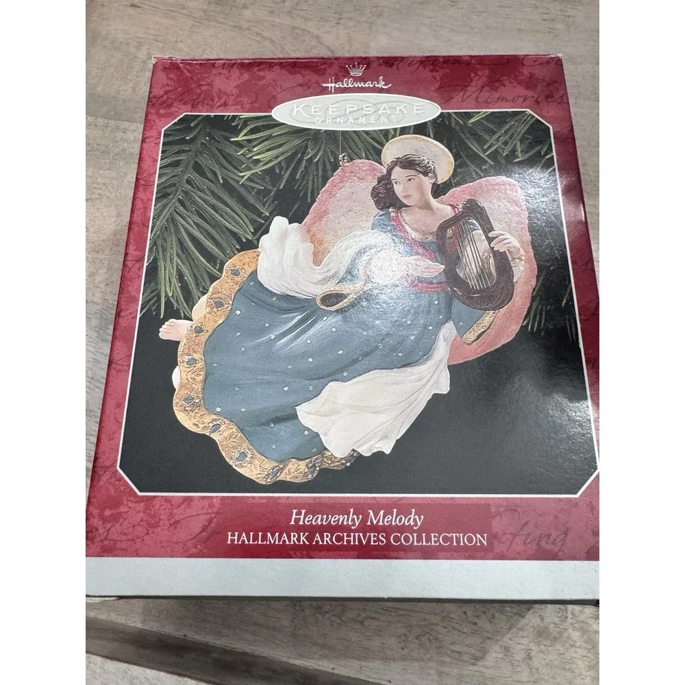 Hallmark Heavenly Melody Keepsake Angel‎ Christmas Ornament 1998 - Picture 3 of 8
